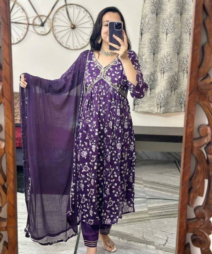 Designer Kurta Palazzo Dupatta Set