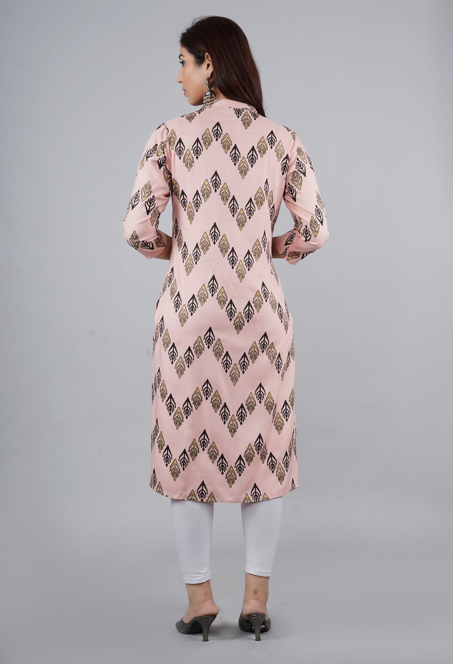 Designer Badami Printed Kurti