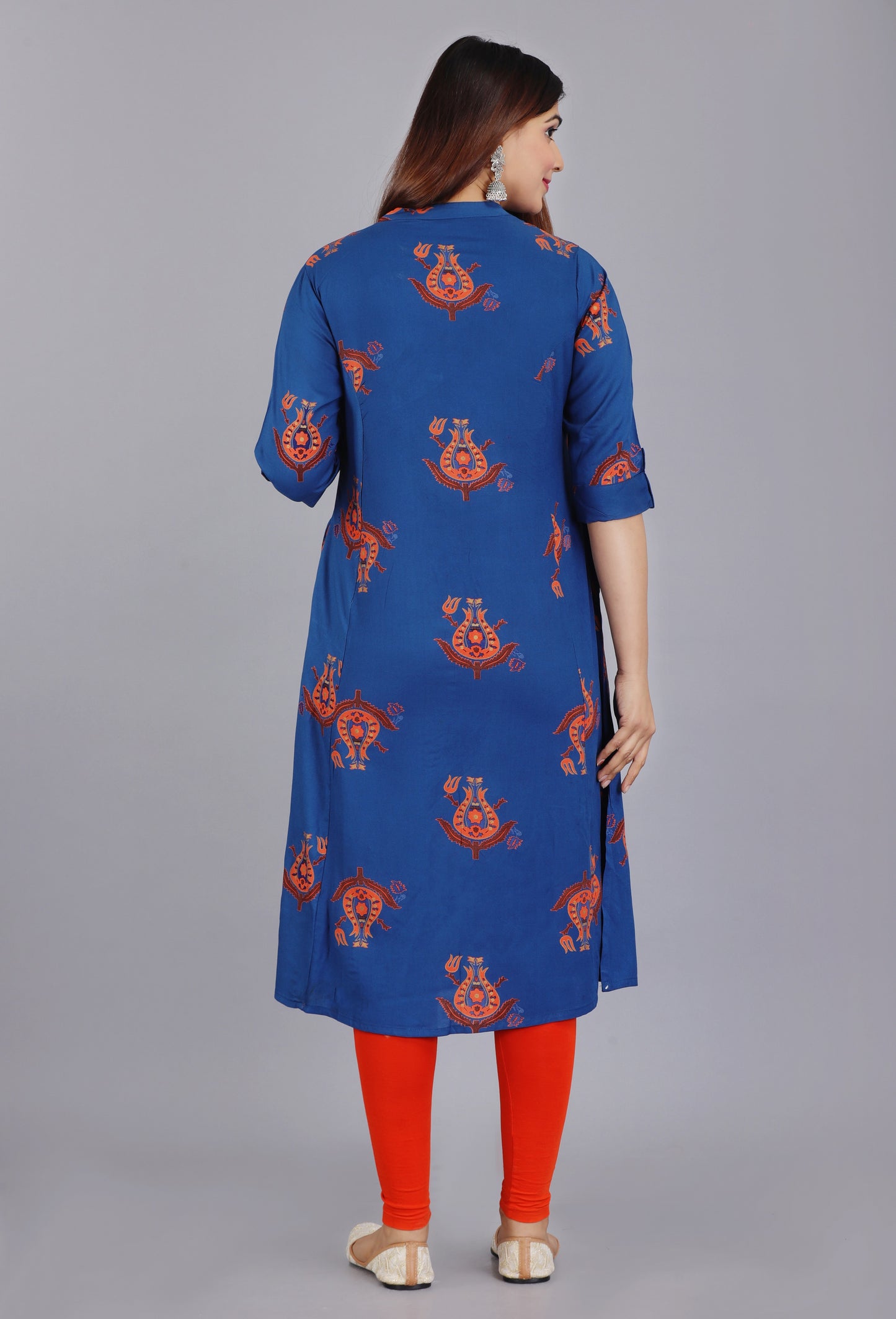 Blue A-Line Kurti