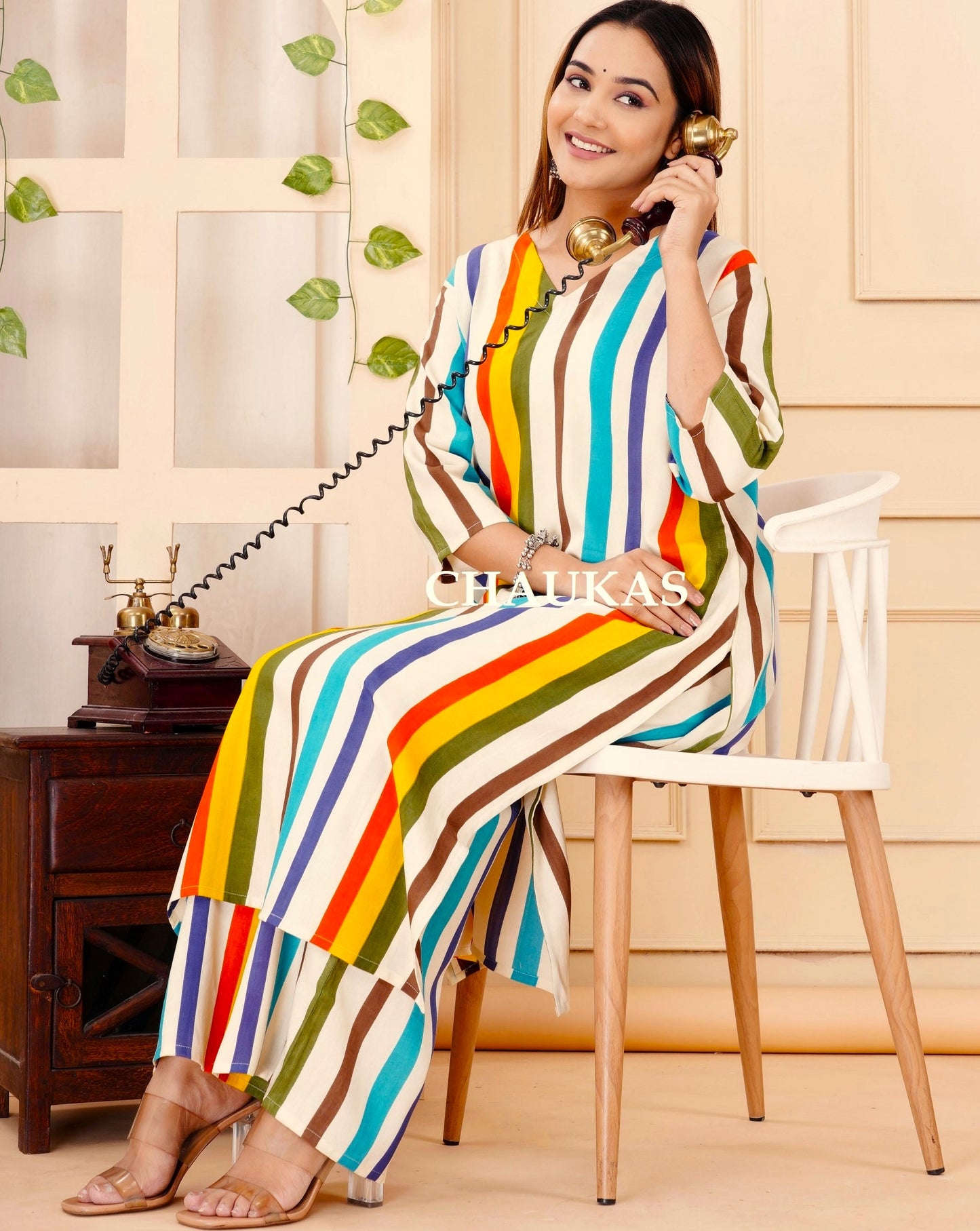 Plus size Multi colour Co-ord set