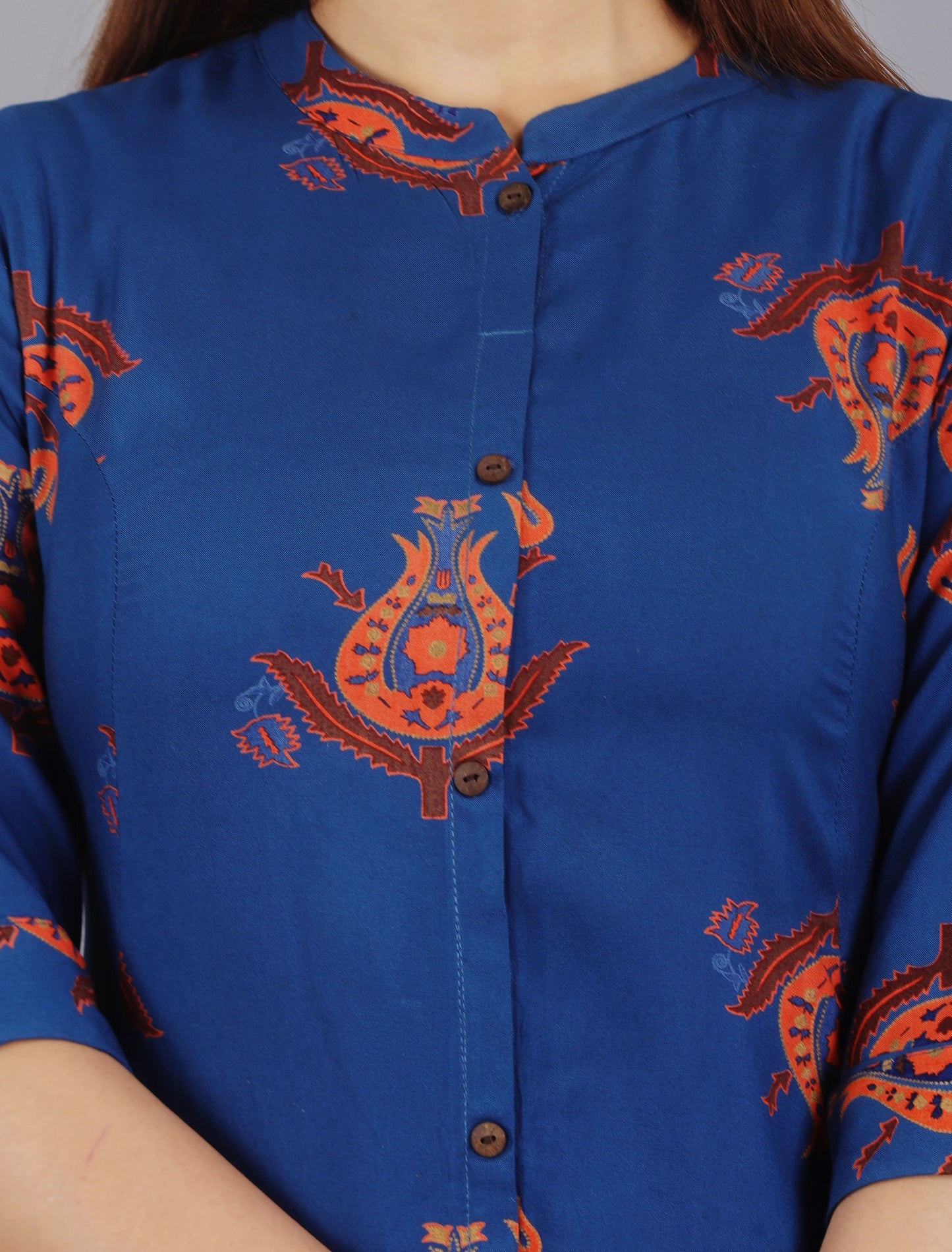 Blue A-Line Kurti